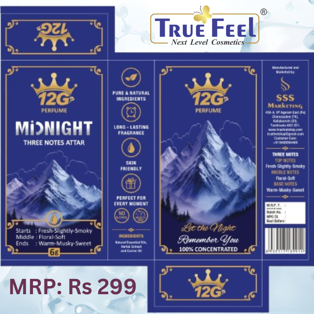 MIDNIGHT Three Notes Attar